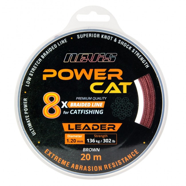 Powercat Braid Leader X8 20m 1.20mm